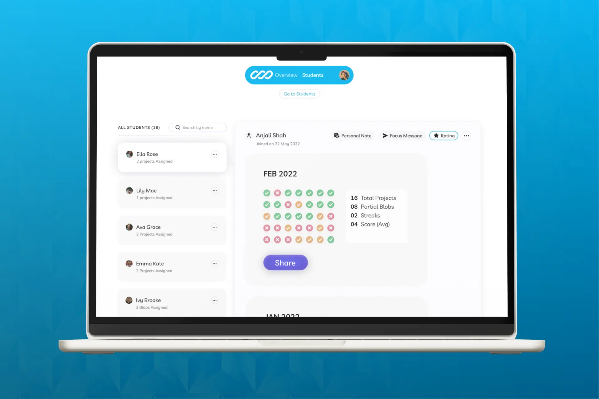 Multi-Platform Multi-Discipline Accountability App for Music Lessons